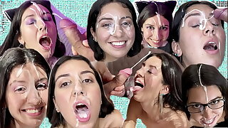 Huge Cumshot Compilation - Facials - Cum in all directions Mouth - Cum Swallowing
